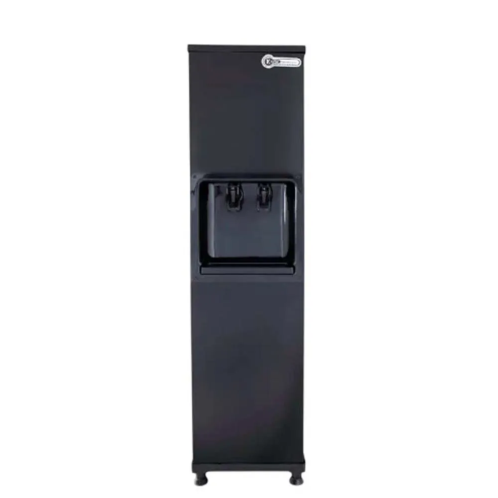 Vista frontal do Bebedouro Industrial Knox KX02 Black 25 litros de coluna