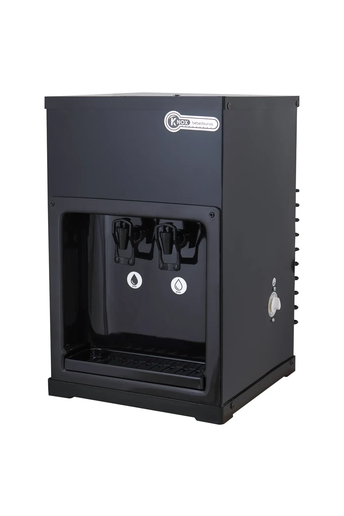 Bebedouro Knox KX01 Black em perspectiva lateral direita