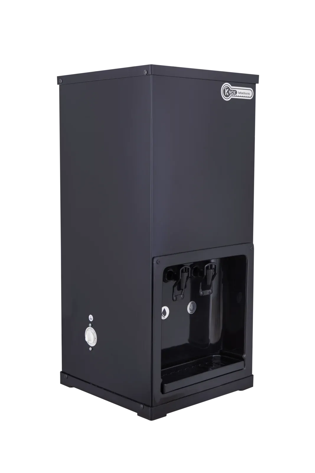 Vista lateral do Knox KX02B 25L Black