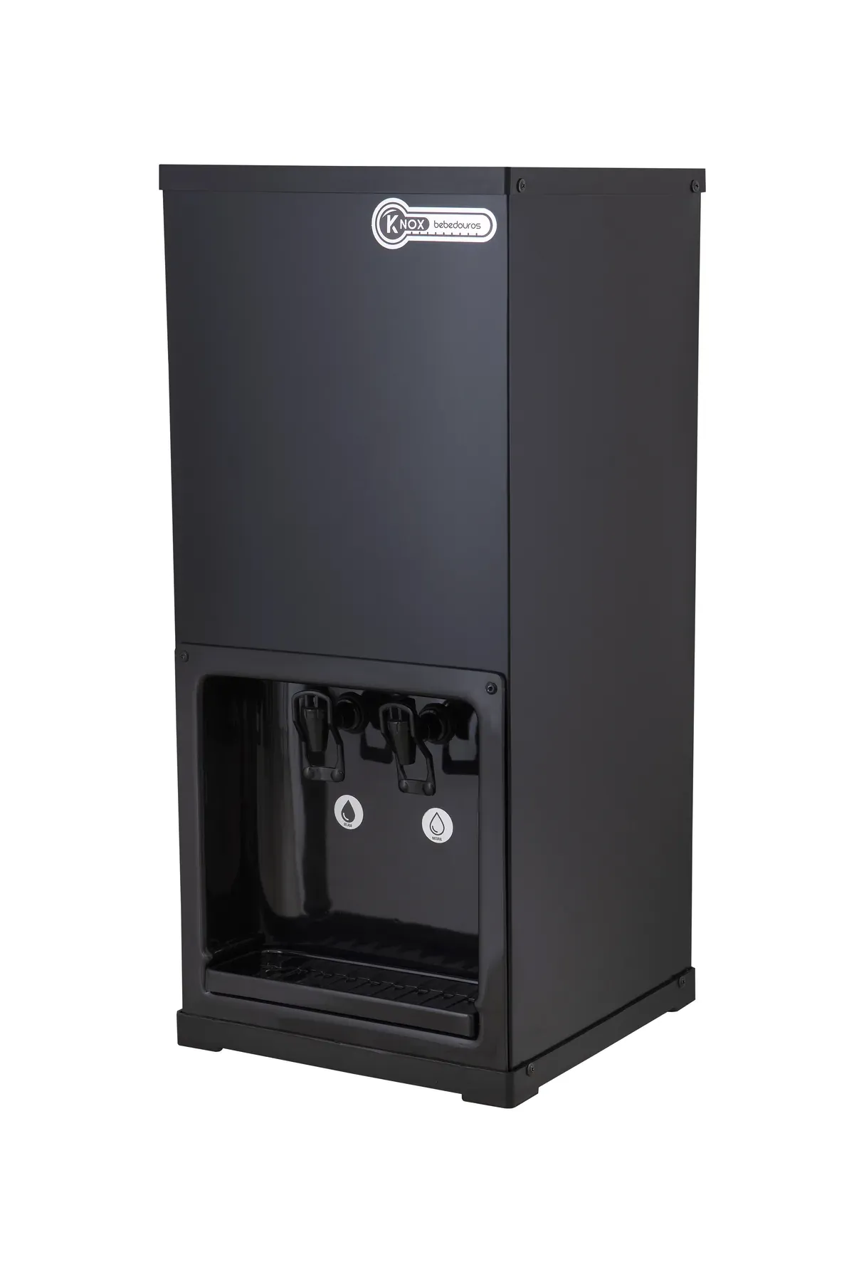 Bebedouro Industrial Knox KX02B Black 25 litros em perspectiva lateral